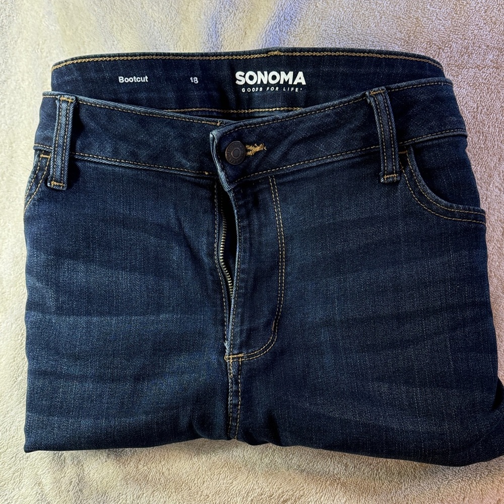 Sonoma Indigo Bootcut Jeans
